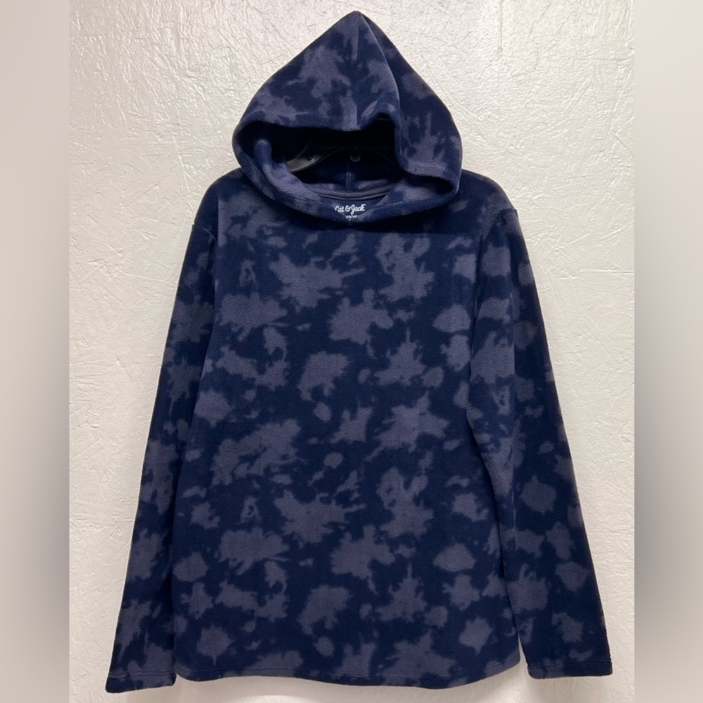 Cat & jack hooded fleece sweatshirt L (12-14)